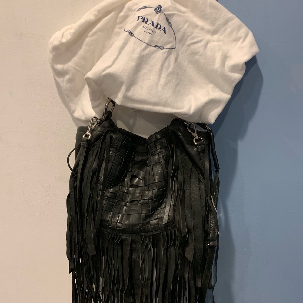 Open to offers! Unique vintage Prada Fringe bag